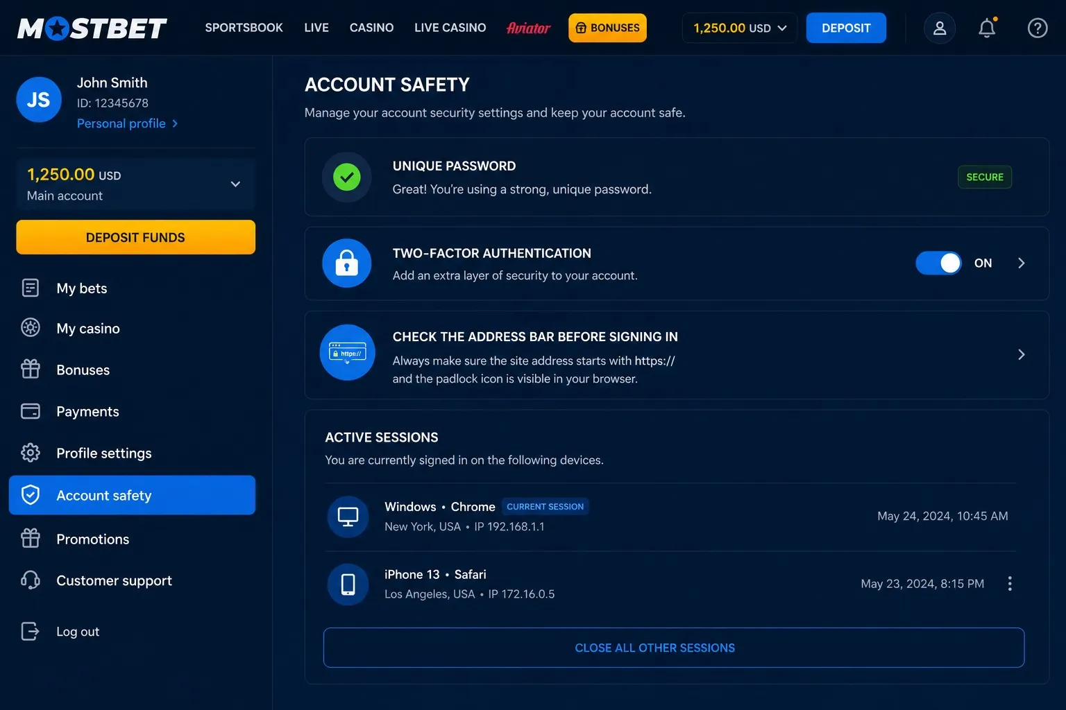Mostbet login — account safety habits and licence guarantee